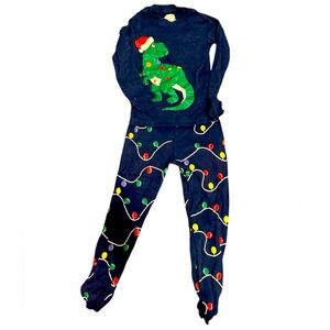 Christmas dinosaur boys size 5 pajamas
